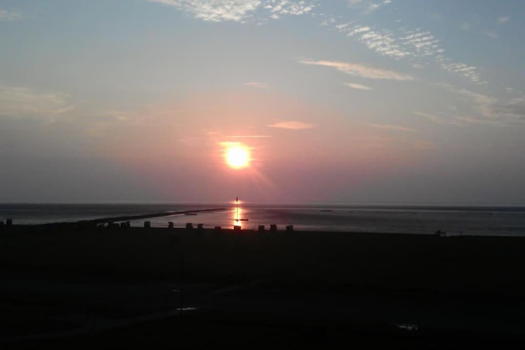 Nordsee Und Natur. Gemuetliche Fewo Mit Deichblick Dorum-Neufeld Esterno foto